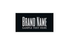 Etiquetas têxteis de marca Model TL-M15