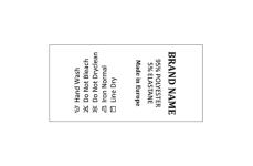 Etiquetas de composição têxtil Model TC-M24