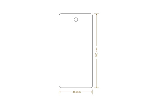 Etiqueta de cartão Model HT-M116