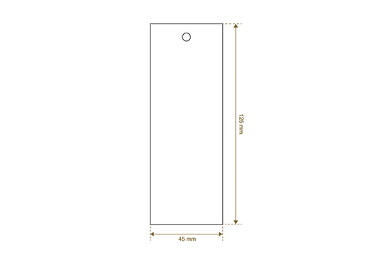 Etiqueta de cartão Vogue Style Model HT-M118