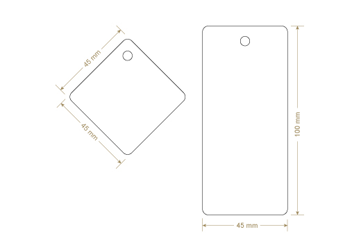 Tag etiqueta para roupa Model HT-M92