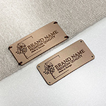 Etiquetas de couro legítimo Model EP-M1