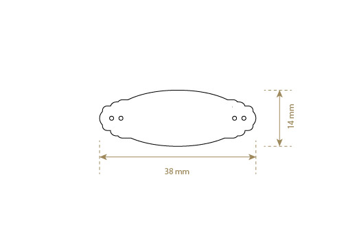 Etiqueta de couro artificial Model EP-M102