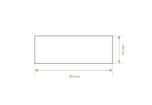 Etiqueta de couro sintético Model EP-M112