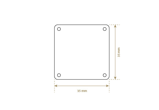 Etiqueta de couro sintético Model EP-M138