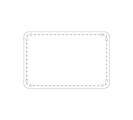 Etiqueta de couro sintético Model EP-M151