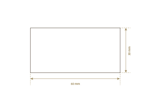 Etiqueta de couro sintético Model EP-M154