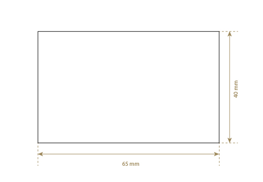 Etiqueta em imitação de couro Model EP-M168