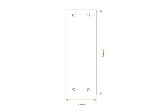 Etiquetas de couro legítimo Model EP-M19