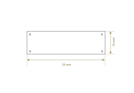 Etiquetas de couro legítimo Model EP-M34