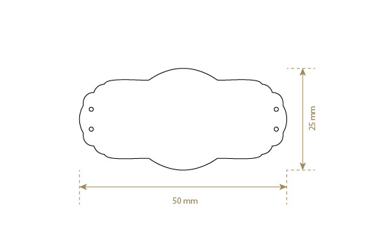 Etiquetas de couro legítimo Model EP-M5