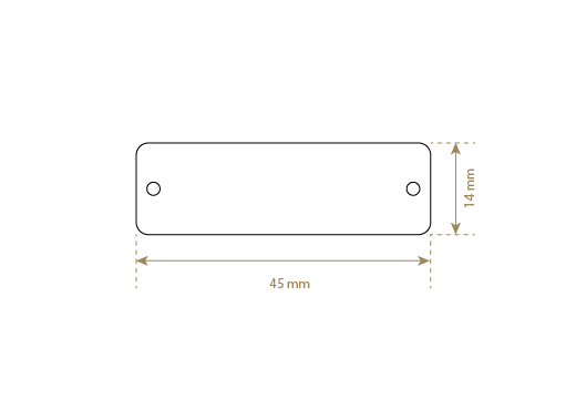 Etiquetas de couro legítimo Model EP-M62