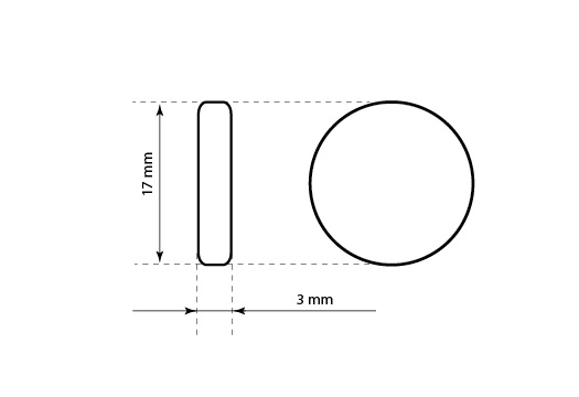 Selo plástico para roupas Model ST-M41
