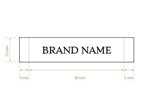 Etiqueta tecida Tidy Style Model WL-M21