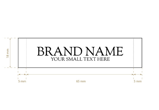 Etiqueta tecida Prim Style Model WL-M25