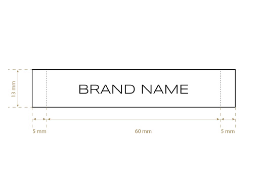 Etiquetas tecidas Fashion Style Model WL-M6