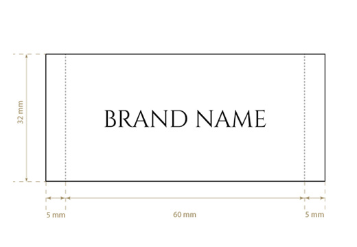Etiqueta de tecido Pithy Style Model WL-M71
