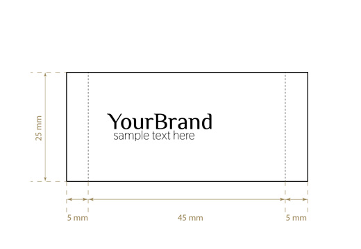 Etiquetas tecidas para roupas Free Style Model WL-M82